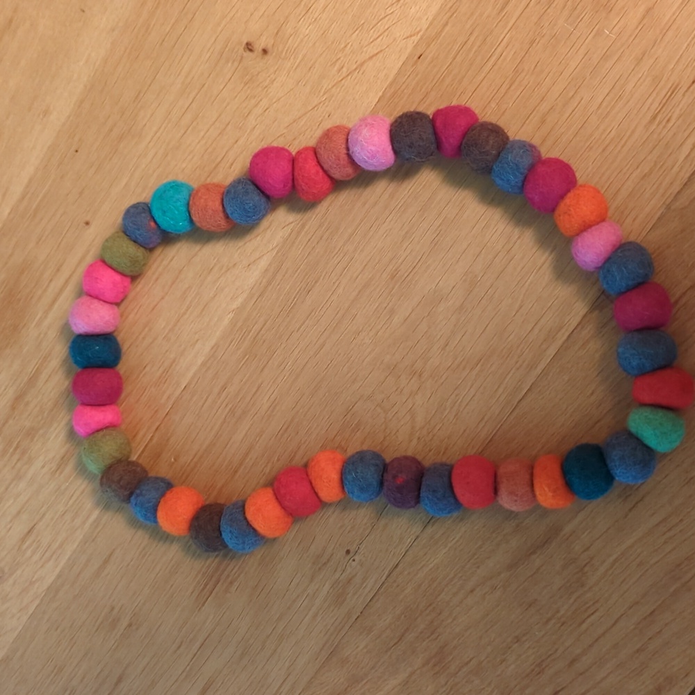 Colourful Felt Necklace